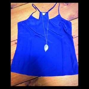 J.crew silky tank blouse